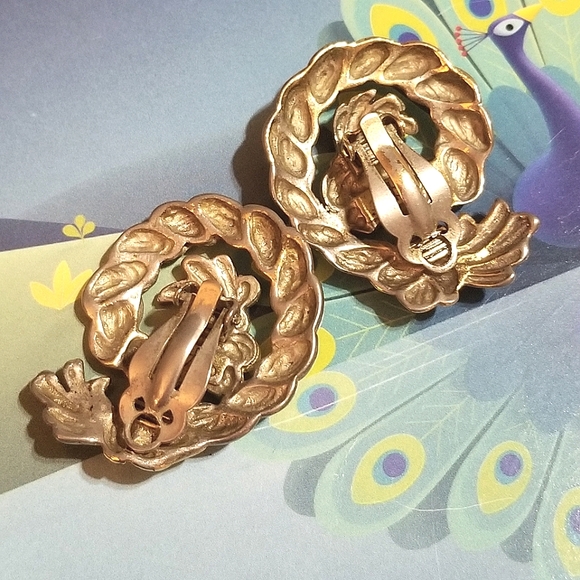 1980'S DVF Diane Von Furstenburg Vintage Earrings - Picture 3 of 6